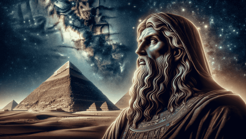Enoch and the pyramid