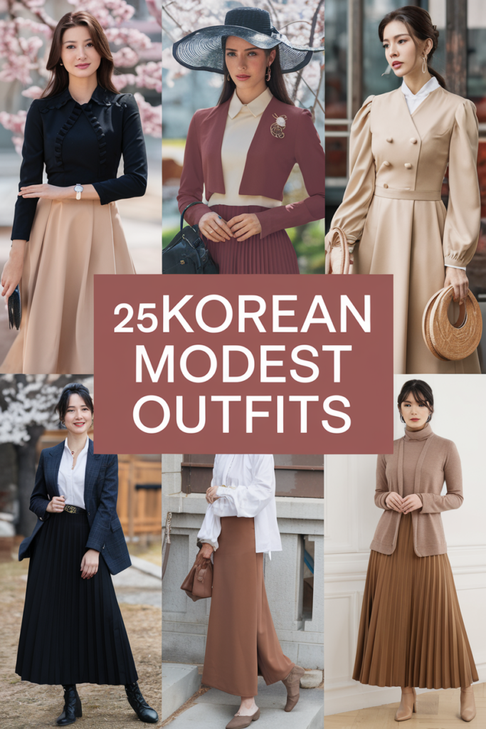 Korean Modest Outfits