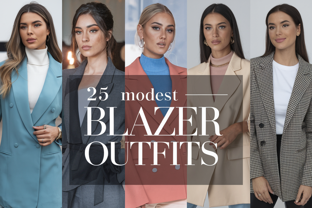 Modest Blazer Outfits