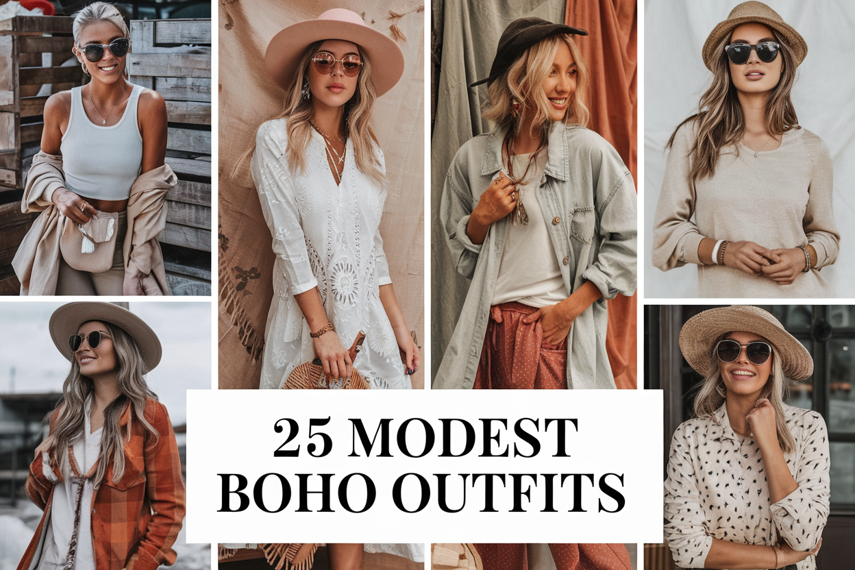 Modest Boho Outfits