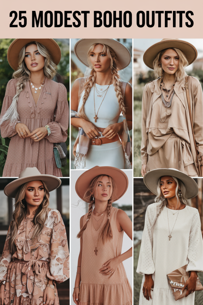 Modest Boho Outfits