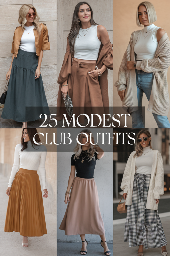 Modest Club Outfits