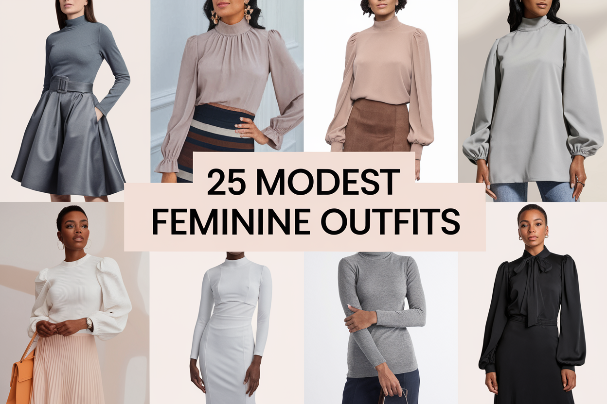 Modest Feminine Outfits