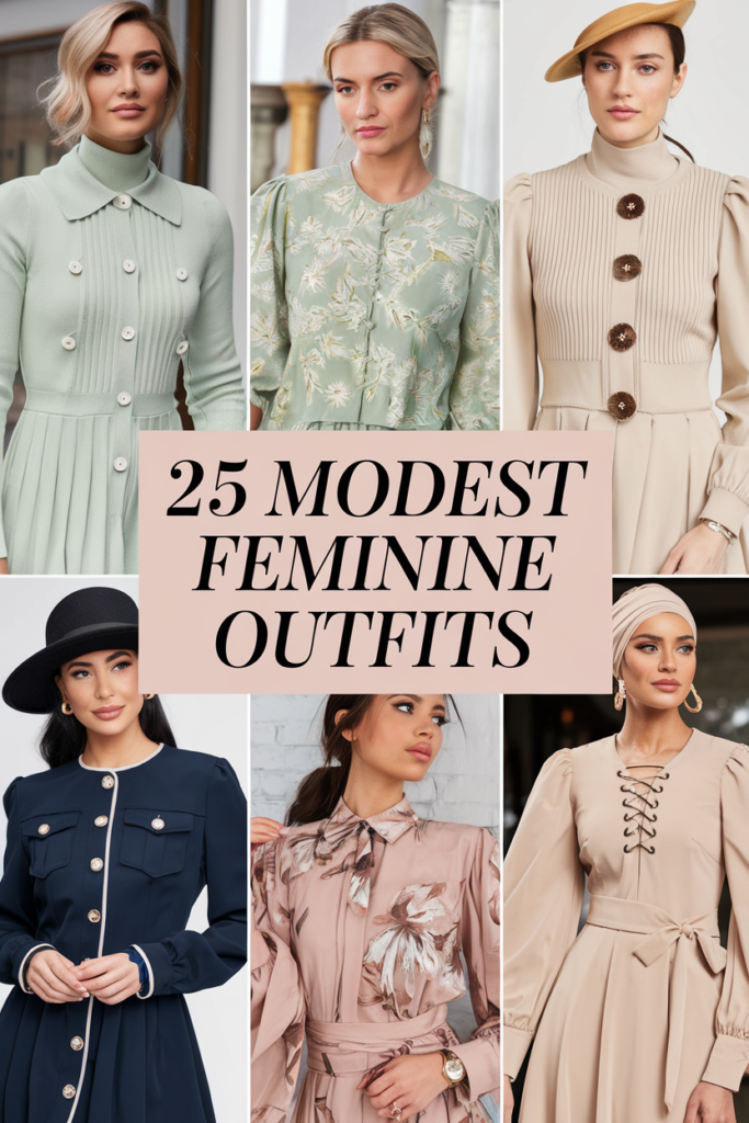 Modest Feminine Outfits