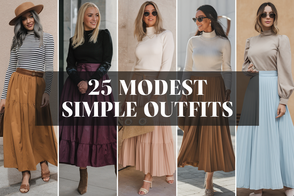 25 Modest Simple Outfits