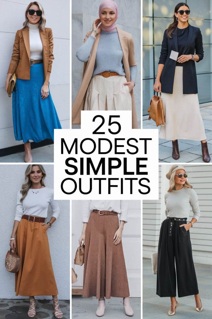 25 Modest Simple Outfits