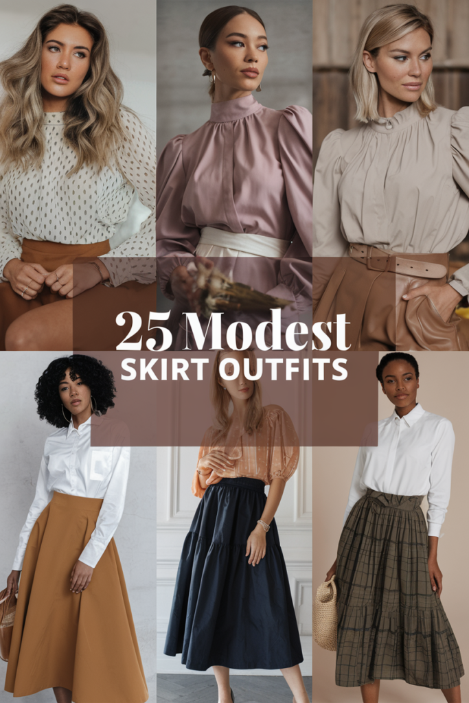 Modest Skirt Outfits