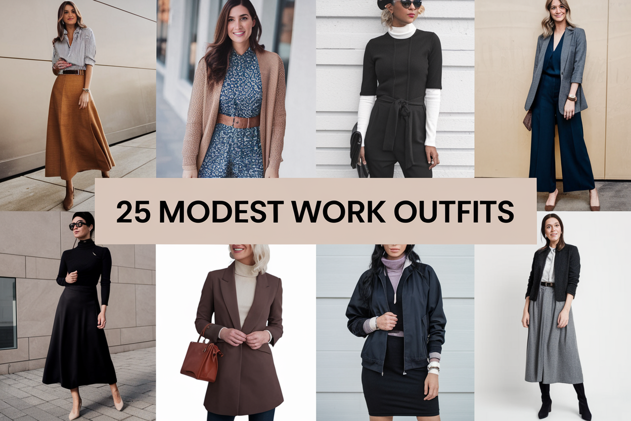 Modest Work Outfits