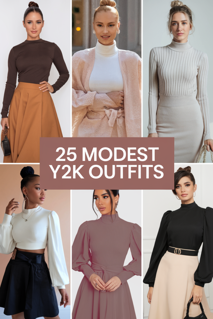 Modest Y2K Outfits