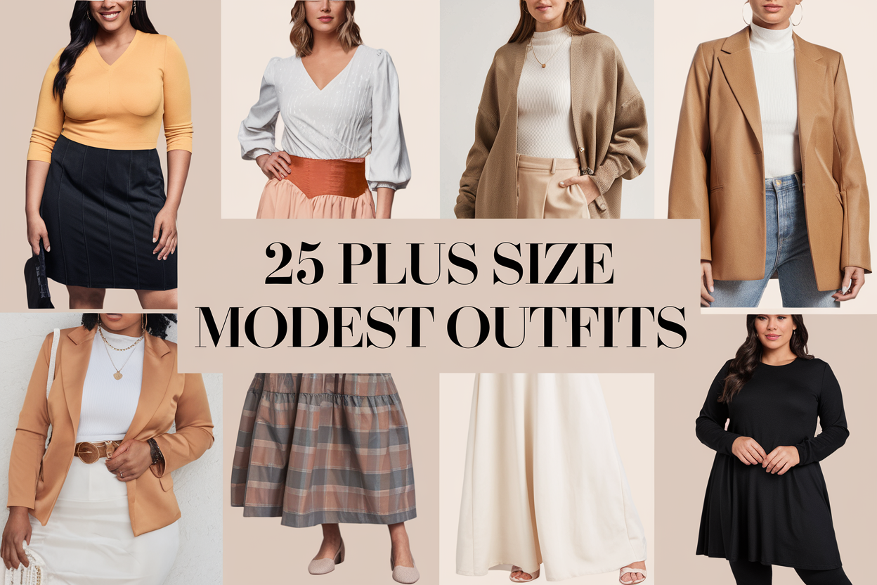 Plus Size Modest Outfits