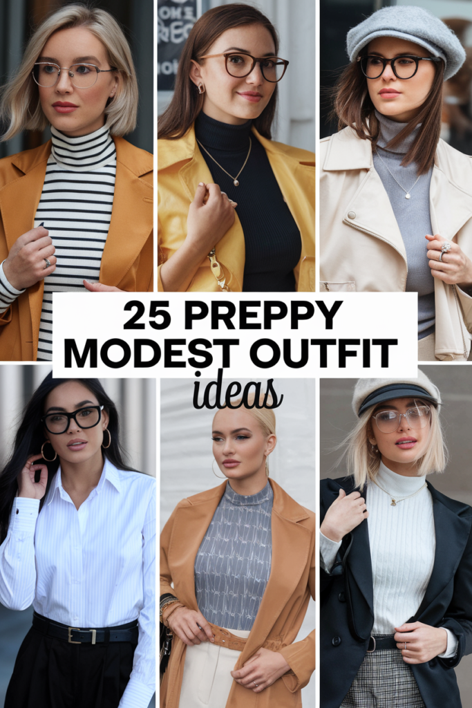 Preppy Modest Outfit Ideas