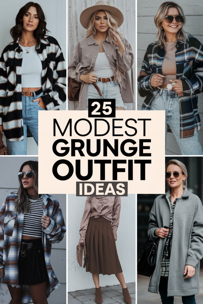 Modest Grunge Outfit Ideas