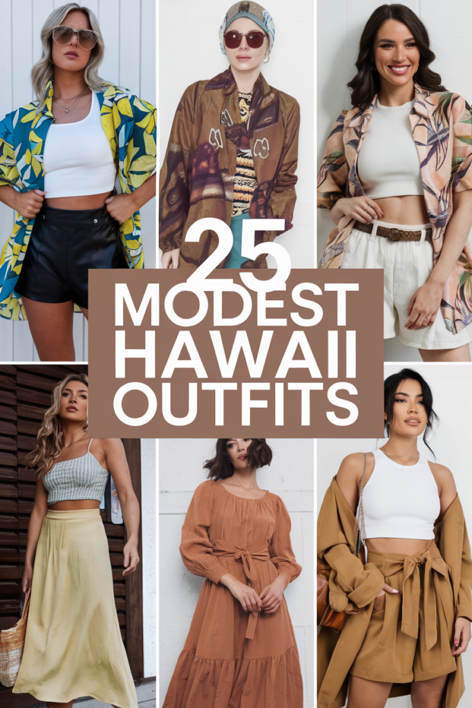 modest hawaii outfits