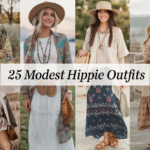 modest hippie outfits