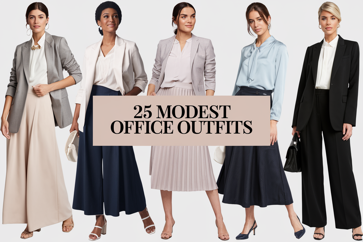 Modest Office Outfits