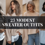 modest sweater outfits