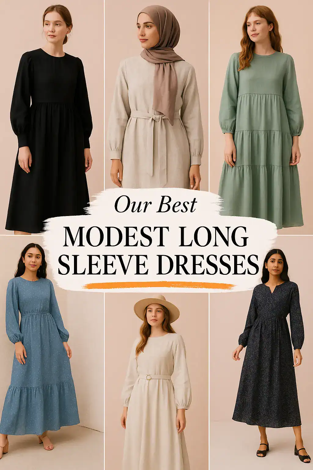 Modest Long Sleeve Dresses