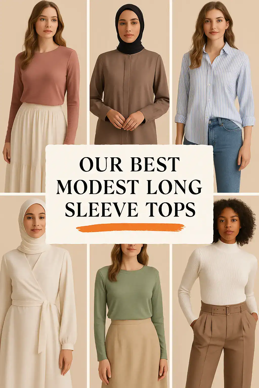 Modest Long Sleeve Tops