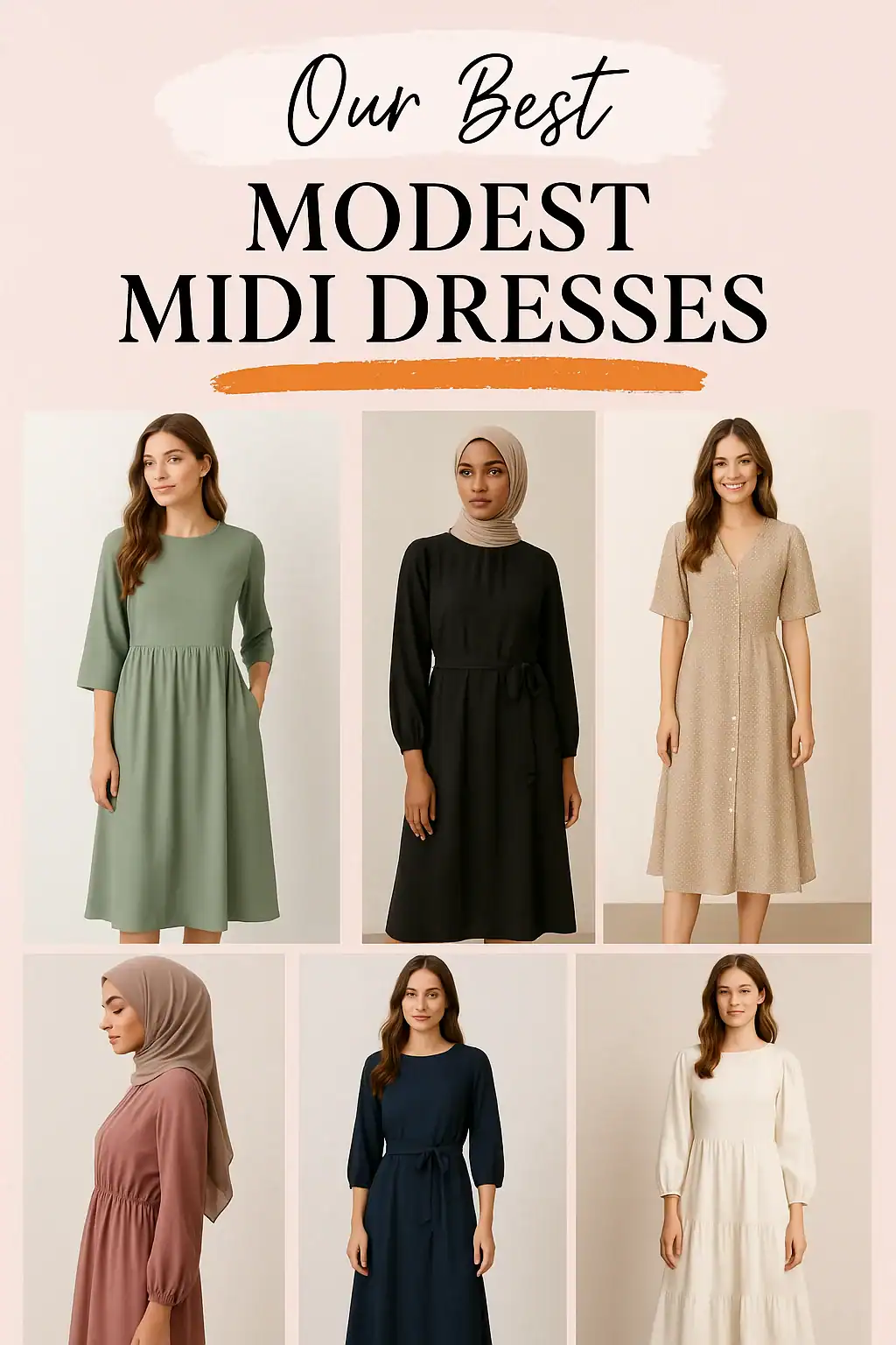 Modest Midi Dresses