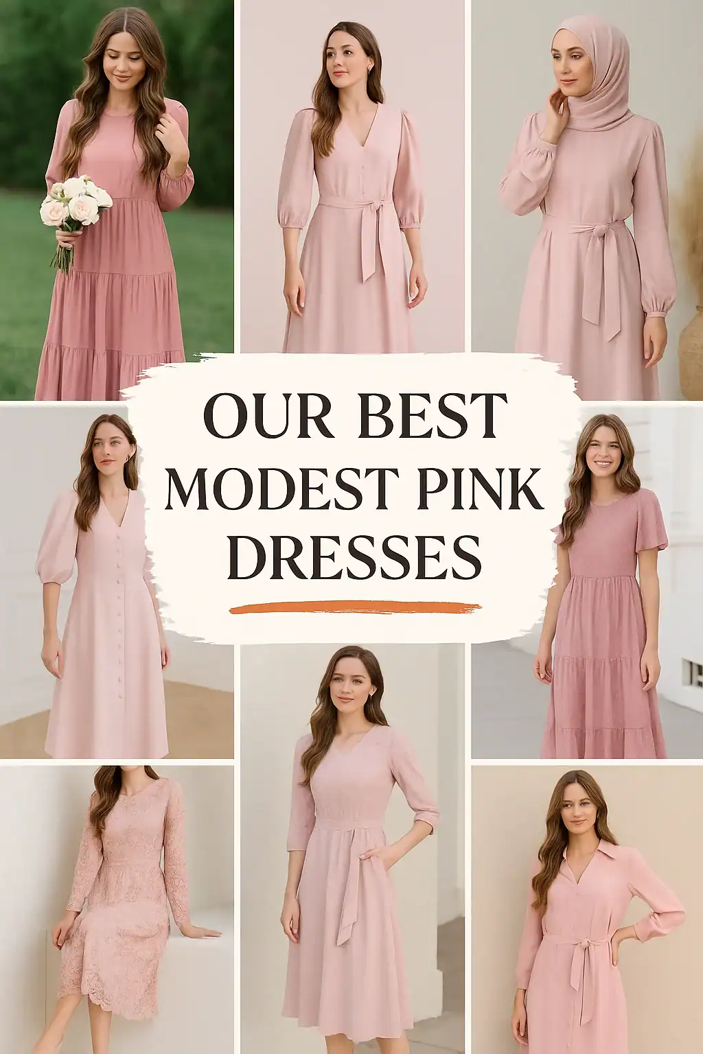 Modest Pink Dresses