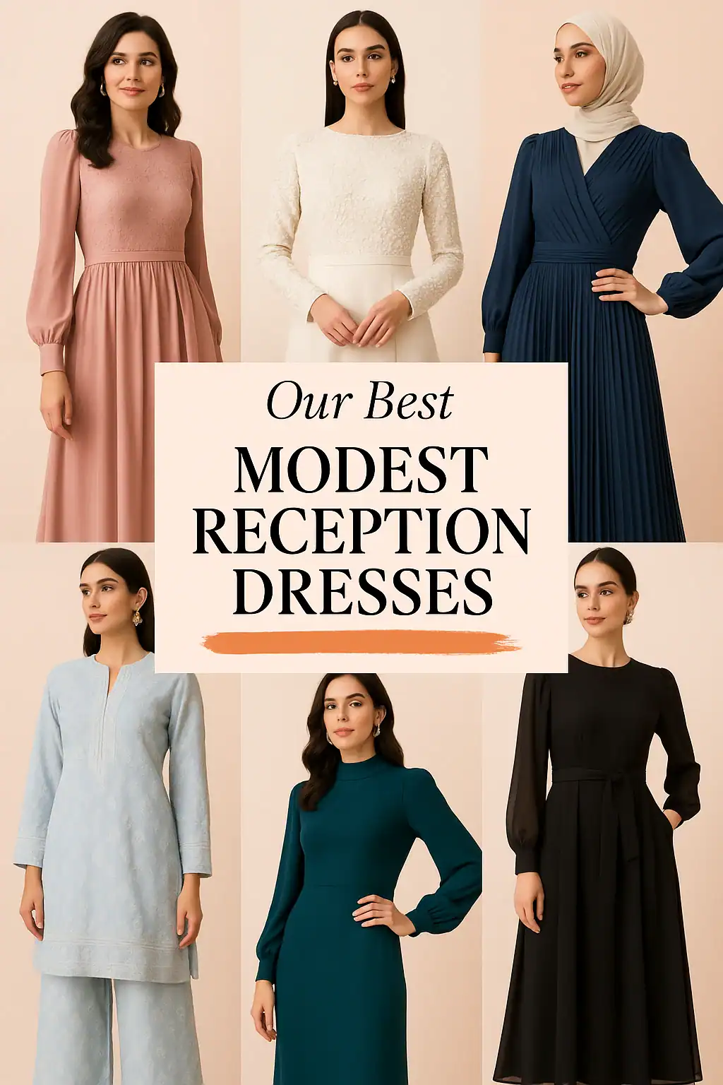 Modest Reception Dresses
