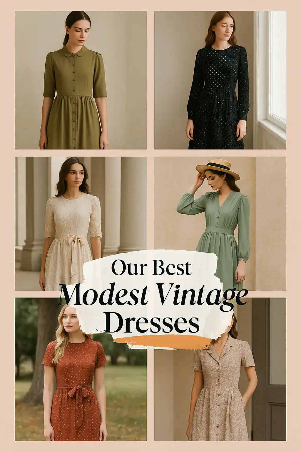 Modest Vintage Dresses