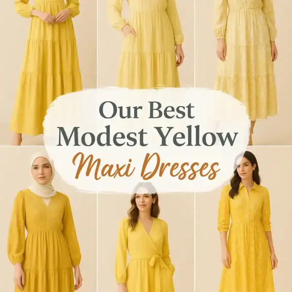 Modest Yellow Maxi Dresses: Browse Our Top 10 Picks