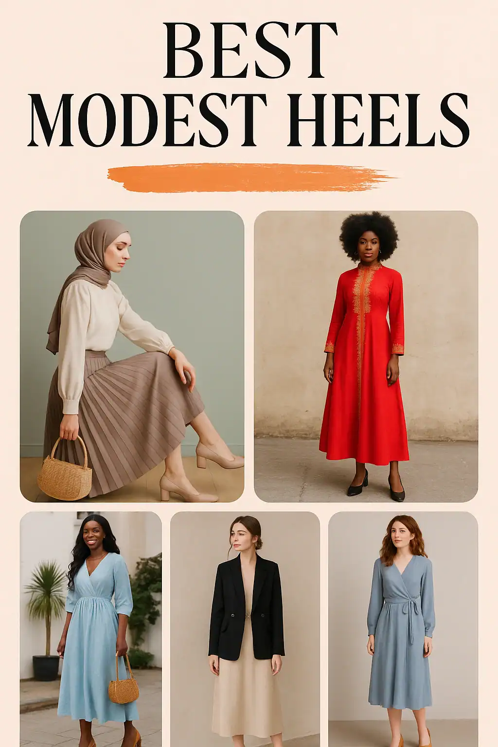 modest heels