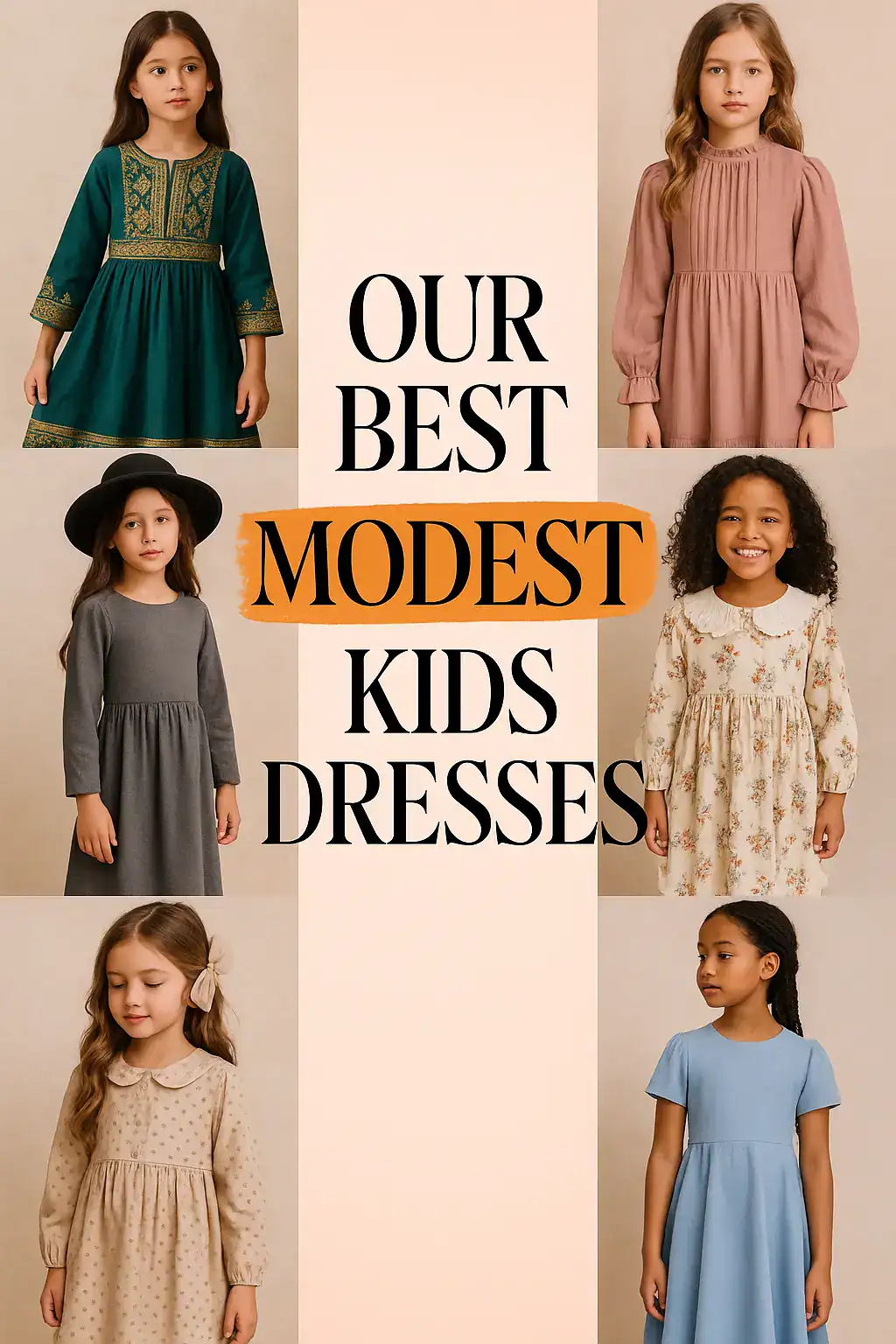 Modest Kids Dresses