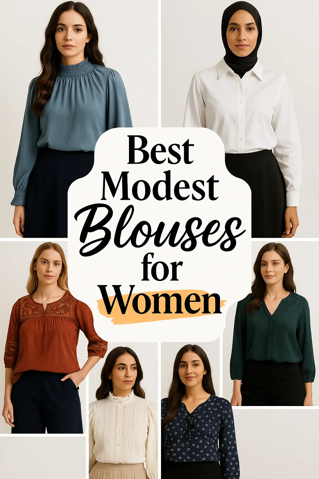 modest blouses