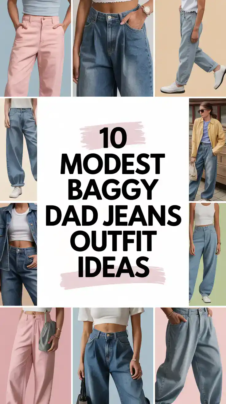 Baggy Dad Jeans Outfit