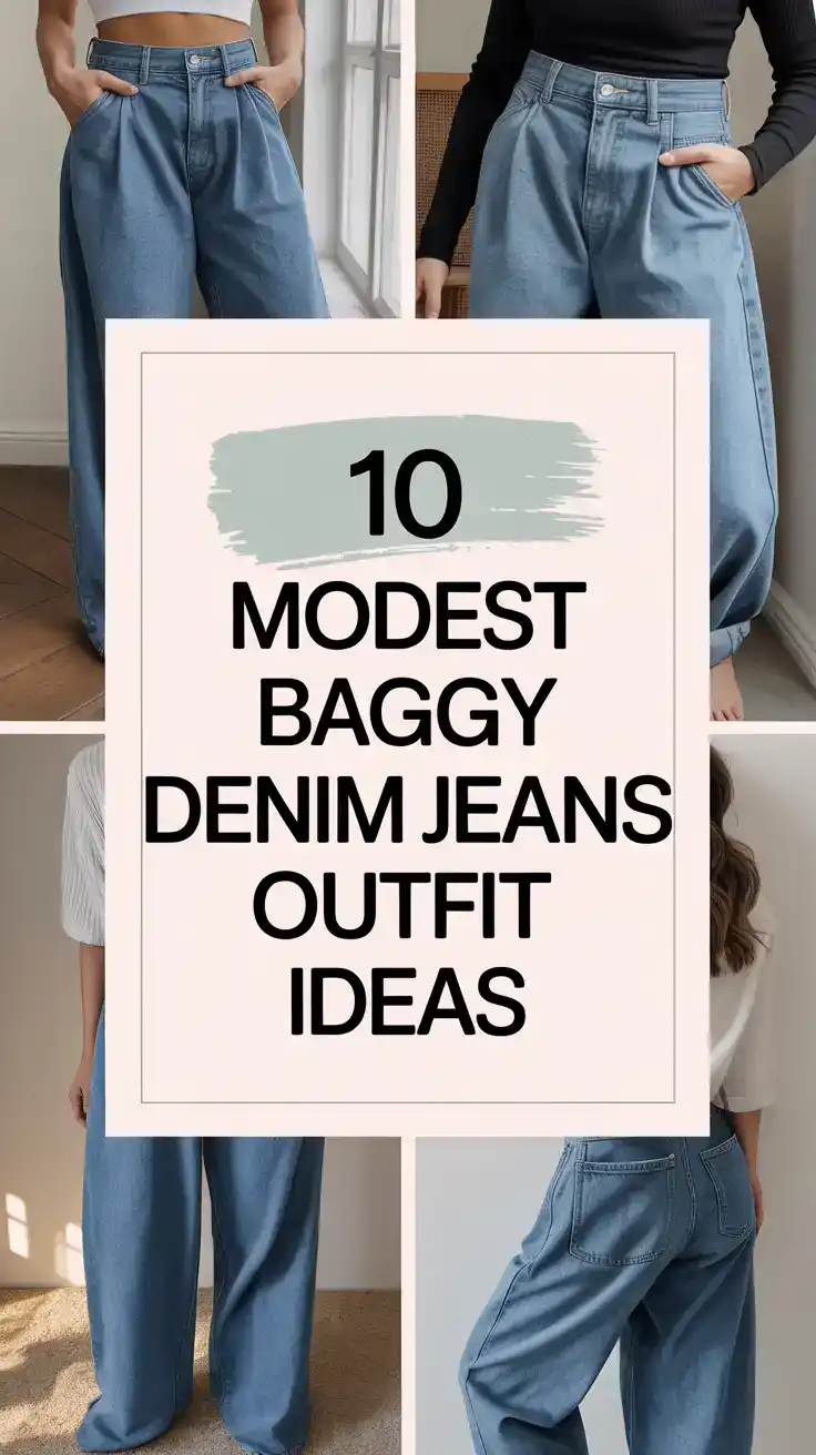 Baggy Denim Jeans Outfit
