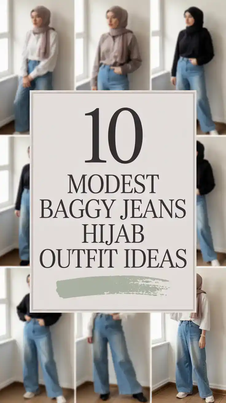 Baggy Jeans Hijab Outfit