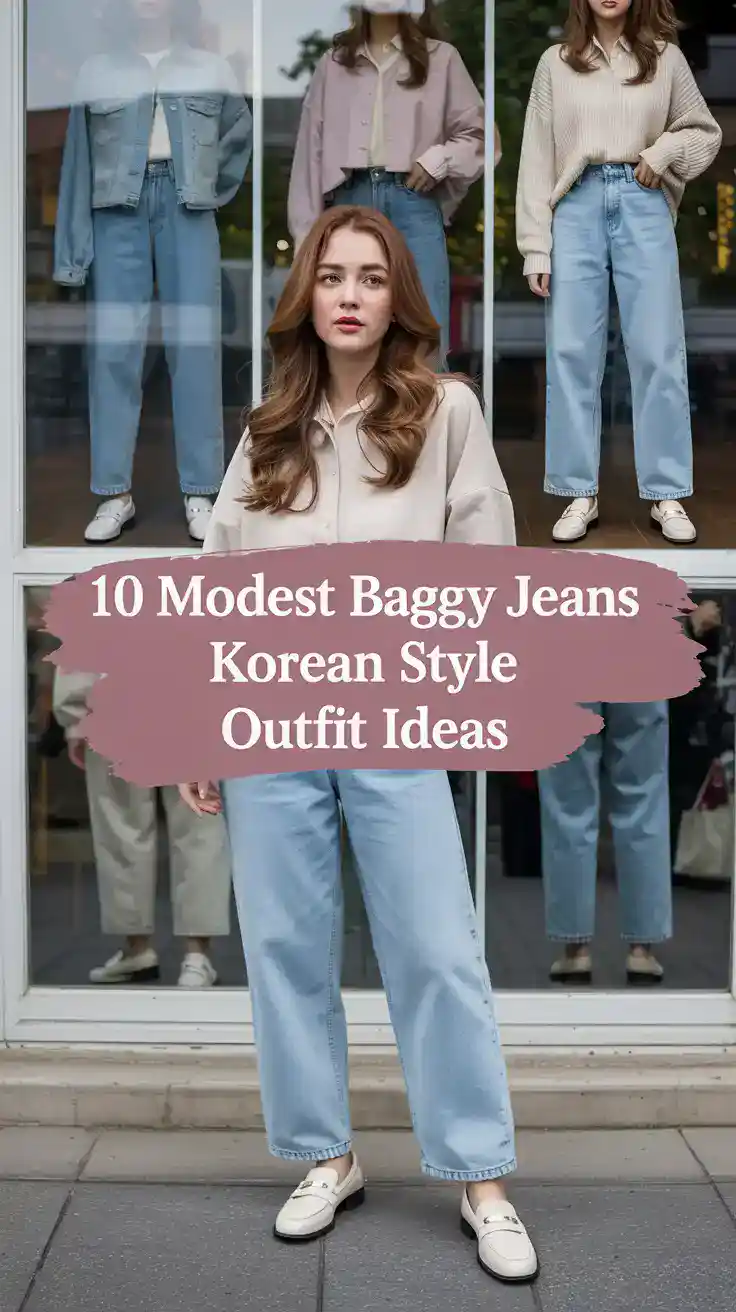 Baggy Jeans Korean Style
