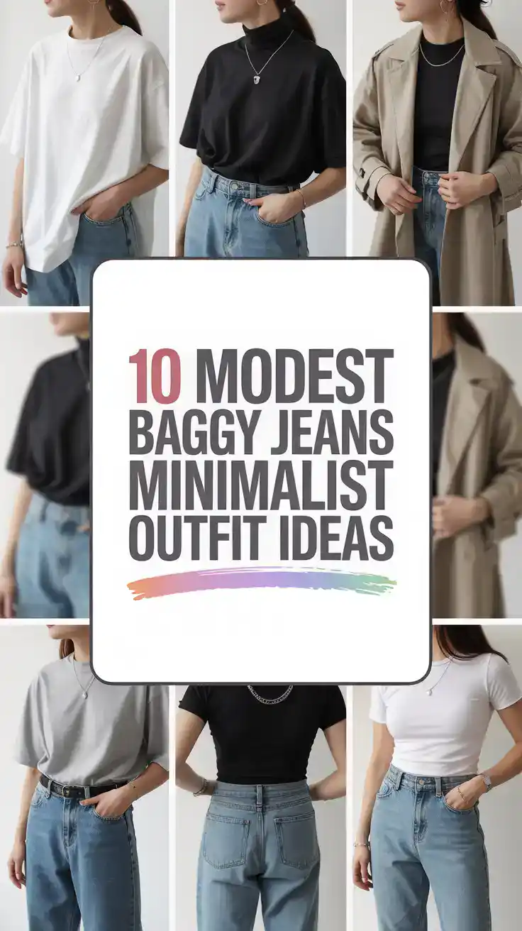 Baggy Jeans Minimalist Outfit