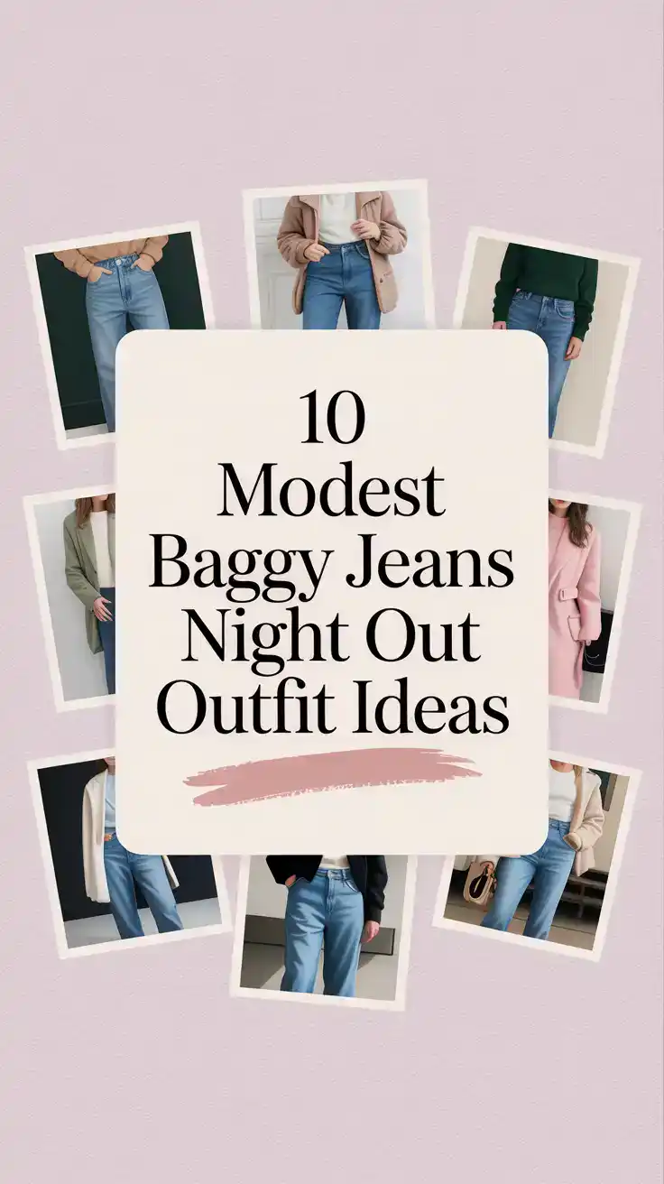 Baggy Jeans Night Out Outfit