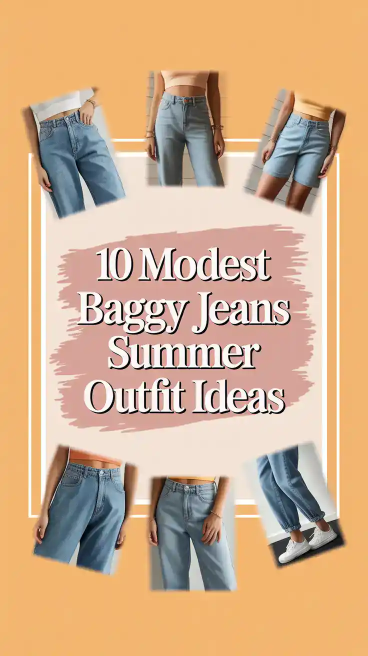 Baggy Jeans Summer Outfit