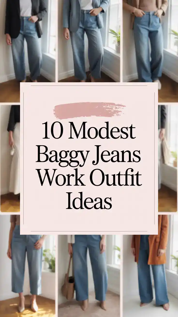 Baggy Jeans Work Outfit