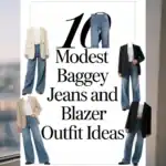 Baggy Jeans and Blazer