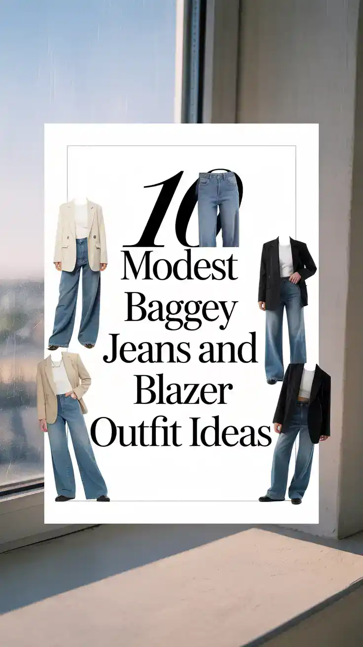 Baggy Jeans and Blazer