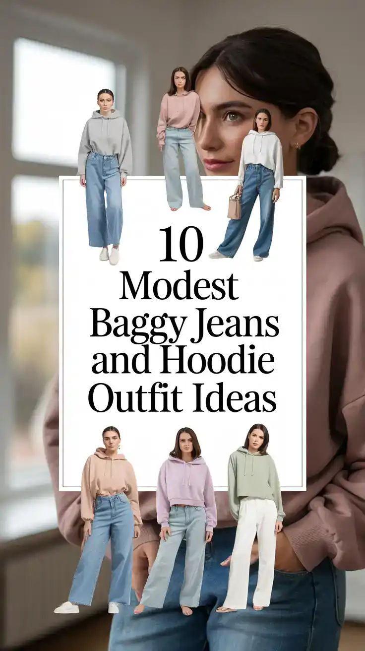 Baggy Jeans and Hoodie