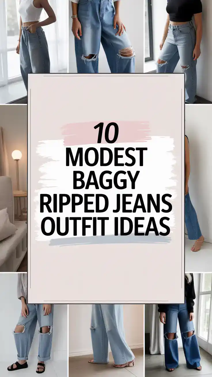 Baggy Ripped Jeans Outfit