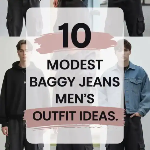 10 Modest Black Baggy Jeans Men’s Outfit Ideas