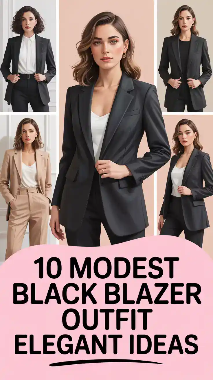 Black Blazer Outfit Elegant