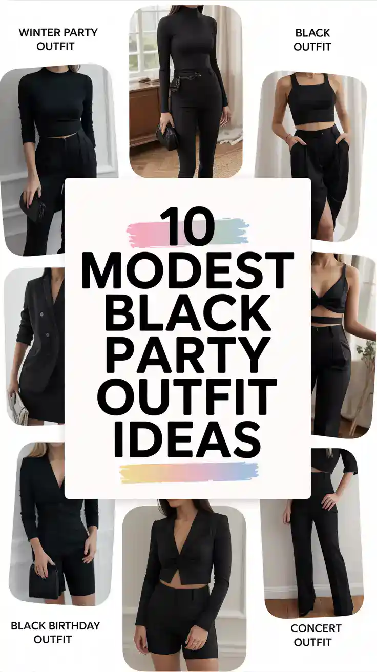 10 Modest Black Party Outfit Ideas BPC Modest Clothing Stores Near Me