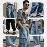 Blue Baggy Jeans Men’s Outfit