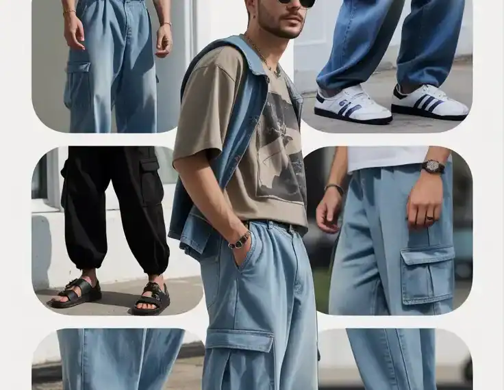 10 Modest Blue Baggy Jeans Men’s Outfit Ideas