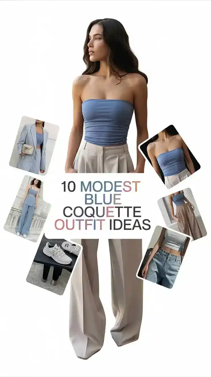 Blue Coquette Outfit