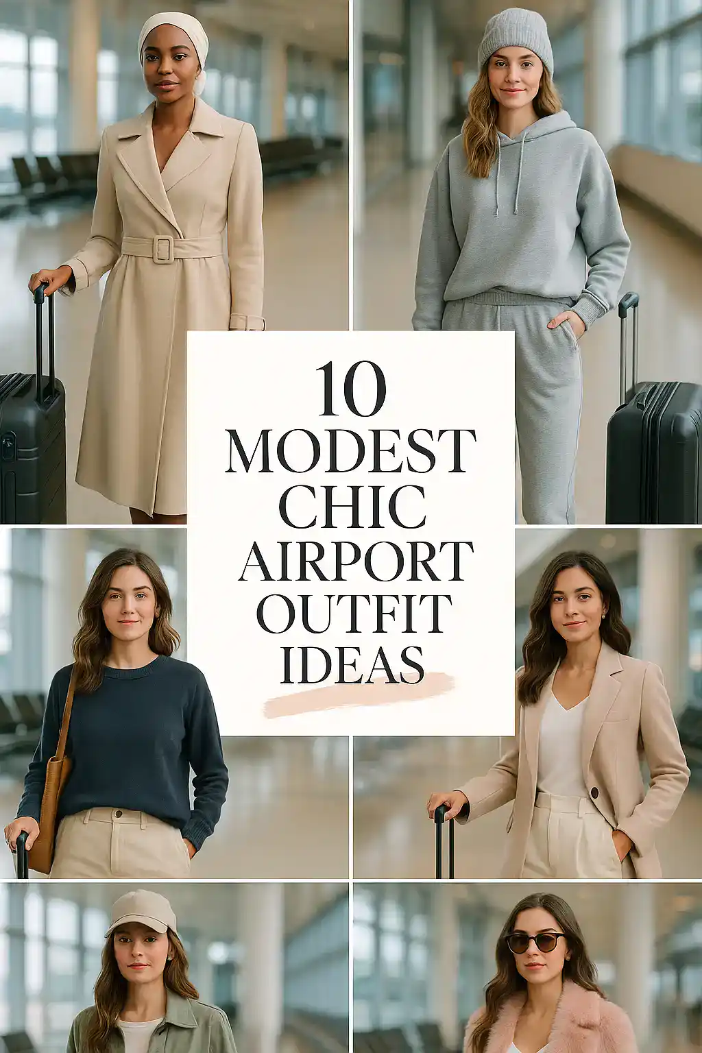 Chic Airport Outfit