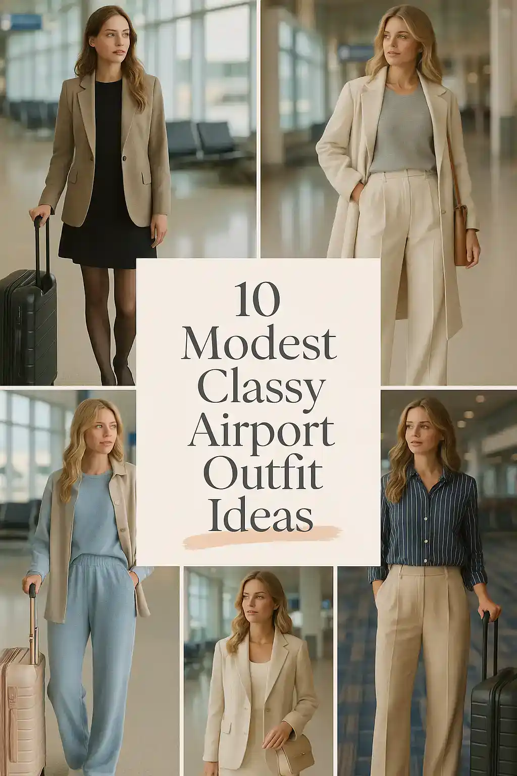 Classy Airport Outfit